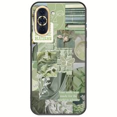 Aesthetic Green Huawei Nova 10 Black TPU (Μαύρη Σιλικόνη)