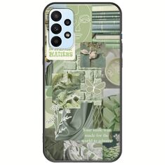 Aesthetic Green Samsung Galaxy A23 5G Black TPU (Μαύρη Σιλικόνη)
