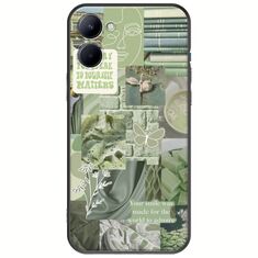 Aesthetic Green Realme C33 Black TPU (Μαύρη Σιλικόνη)