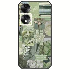 Aesthetic Green Honor 70 5G Black TPU (Μαύρη Σιλικόνη)