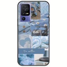 Aesthetic Blue TCL 40 SE Black TPU (Μαύρη Σιλικόνη)
