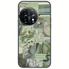 Aesthetic Green OnePlus 11 5G Black TPU (Μαύρη Σιλικόνη)