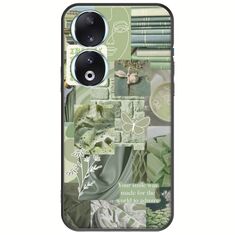 Aesthetic Green Honor 90 5G Black TPU (Μαύρη Σιλικόνη)