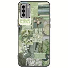Aesthetic Green Nokia G22 Black TPU (Μαύρη Σιλικόνη)