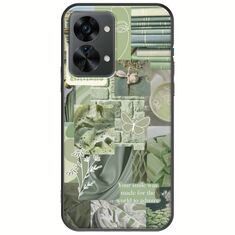 Aesthetic Green OnePlus Nord 2T 5G Black TPU (Μαύρη Σιλικόνη)