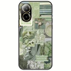 Aesthetic Green Realme C67 4G Black TPU (Μαύρη Σιλικόνη)