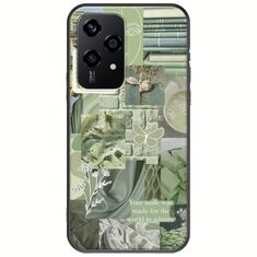 Aesthetic Green Honor 200 Lite 5G Black TPU (Μαύρη Σιλικόνη)
