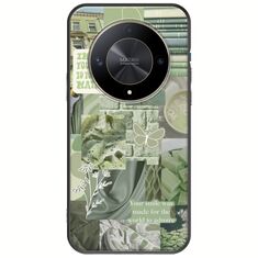 Aesthetic Green Honor Magic 6 Lite 5G Black TPU (Μαύρη Σιλικόνη)