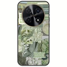 Aesthetic Green Huawei Nova 12i Black TPU (Μαύρη Σιλικόνη)