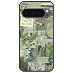 Aesthetic Green Google Pixel 9 Pro XL 5G Black TPU (Μαύρη Σιλικόνη)