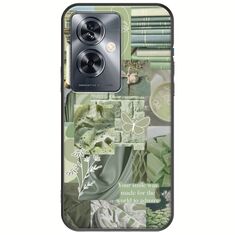 Aesthetic Green OnePlus Nord N30 SE 5G Black TPU (Μαύρη Σιλικόνη)