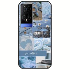 Aesthetic Blue TCL 50 5G Black TPU (Μαύρη Σιλικόνη)