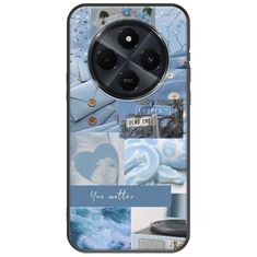 Aesthetic Blue Xiaomi Poco C75 4G Black TPU (Μαύρη Σιλικόνη)