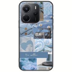 Aesthetic Blue Xiaomi Redmi Note 14 4G Black TPU (Μαύρη Σιλικόνη)