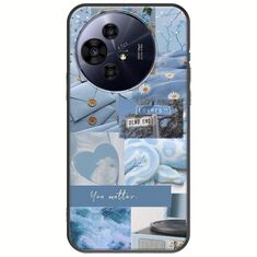 Aesthetic Blue TCL 50 PRO NXTPAPER 5G Black TPU (Μαύρη Σιλικόνη)