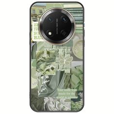 Aesthetic Green Honor Magic 7 Lite 5G Black TPU (Μαύρη Σιλικόνη)
