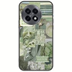 Aesthetic Green OnePlus 13R 5G Black TPU (Μαύρη Σιλικόνη)