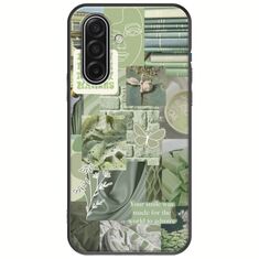 Aesthetic Green Samsung Galaxy A17 4G / 5G Black TPU (Μαύρη Σιλικόνη)
