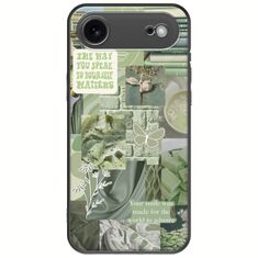 Aesthetic Green iPhone Air Black TPU (Μαύρη Σιλικόνη)