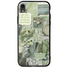 Aesthetic Green iPhone XR Groove TPU (Tempered Glass και TPU)