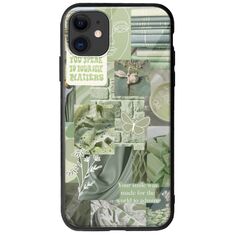 Aesthetic Green iPhone 11 Groove TPU (Tempered Glass και TPU)