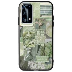 Aesthetic Green Huawei P40 Groove TPU (Tempered Glass και TPU)