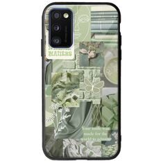 Aesthetic Green Samsung Galaxy A41 Groove TPU (Tempered Glass και TPU)