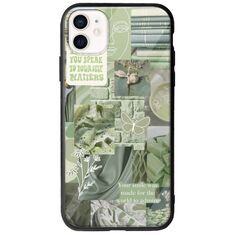 Aesthetic Green iPhone 12 mini Groove TPU (Tempered Glass και TPU)