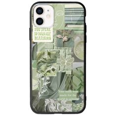 Aesthetic Green iPhone 12 Groove TPU (Tempered Glass και TPU)