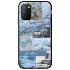 Aesthetic Blue Xiaomi Poco M3 Groove TPU (Tempered Glass και TPU)