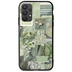 Aesthetic Green Samsung Galaxy A32 4G Groove TPU (Tempered Glass και TPU)