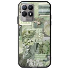 Aesthetic Green Realme 8i Groove TPU (Tempered Glass και TPU)