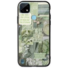 Aesthetic Green Realme C21Y / Realme C25Y Groove TPU (Tempered Glass και TPU)