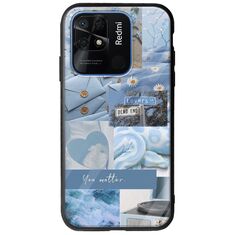 Aesthetic Blue Xiaomi Redmi 10C Groove TPU (Tempered Glass και TPU)