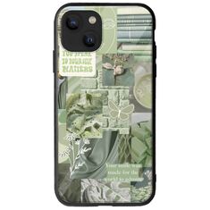 Aesthetic Green iPhone 14 Plus Groove TPU (Tempered Glass και TPU)