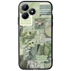 Aesthetic Green Realme C53 Groove TPU (Tempered Glass και TPU)