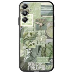 Aesthetic Green Samsung Galaxy A25 5G Groove TPU (Tempered Glass και TPU)