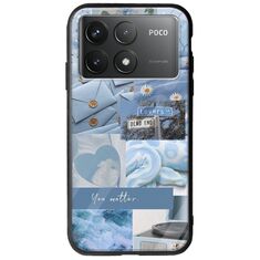 Aesthetic Blue Xiaomi Poco F6 Pro 5G Groove TPU (Tempered Glass και TPU)