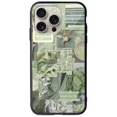 Aesthetic Green iPhone 16 Pro Groove TPU (Tempered Glass και TPU)