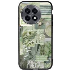 Aesthetic Green OnePlus 13R 5G Groove TPU (Tempered Glass και TPU)