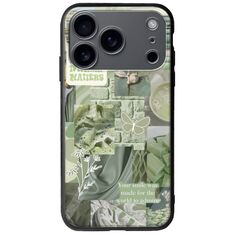 Aesthetic Green iPhone 17 Pro Max Groove TPU (Tempered Glass και TPU)