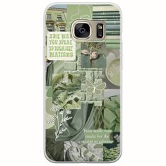 Aesthetic Green Samsung Galaxy S7 Edge Flexible TPU (Διάφανη Σιλικόνη)