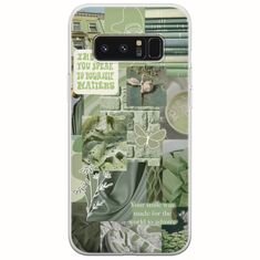 Aesthetic Green Samsung Galaxy Note 8 Flexible TPU (Διάφανη Σιλικόνη)