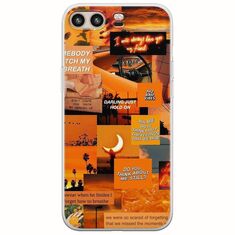 Aesthetic Orange Huawei P10 Plus Flexible TPU (Διάφανη Σιλικόνη)