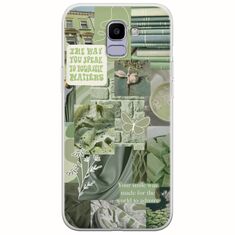 Aesthetic Green Samsung Galaxy J6 2018 Flexible TPU (Διάφανη Σιλικόνη)