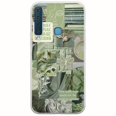 Aesthetic Green Samsung Galaxy A9 2018 Flexible TPU (Διάφανη Σιλικόνη)