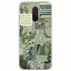 Aesthetic Green Xiaomi Pocophone F1 Flexible TPU (Διάφανη Σιλικόνη)