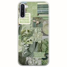 Aesthetic Green Samsung Galaxy Note 10 Flexible TPU (Διάφανη Σιλικόνη)