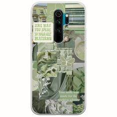 Aesthetic Green Xiaomi Redmi Note 8 Pro Flexible TPU (Διάφανη Σιλικόνη)