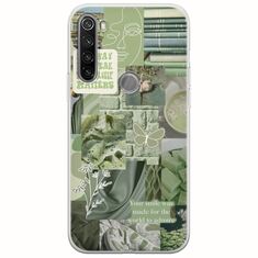 Aesthetic Green Xiaomi Redmi Note 8T Flexible TPU (Διάφανη Σιλικόνη)